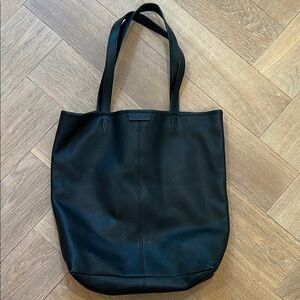 Leatherology initial leather tote